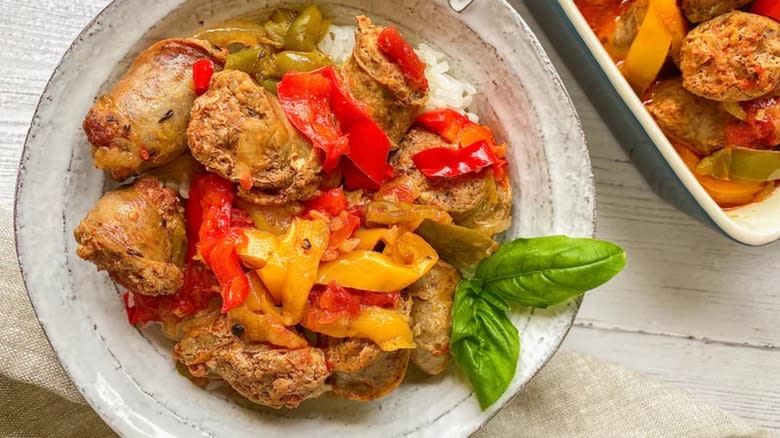 Sausage and peppers