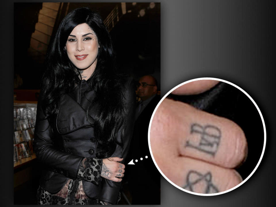 Kat Von D's tattoo Beethovan