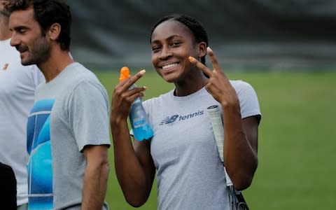 United States' Cori Gauff - Credit: AP