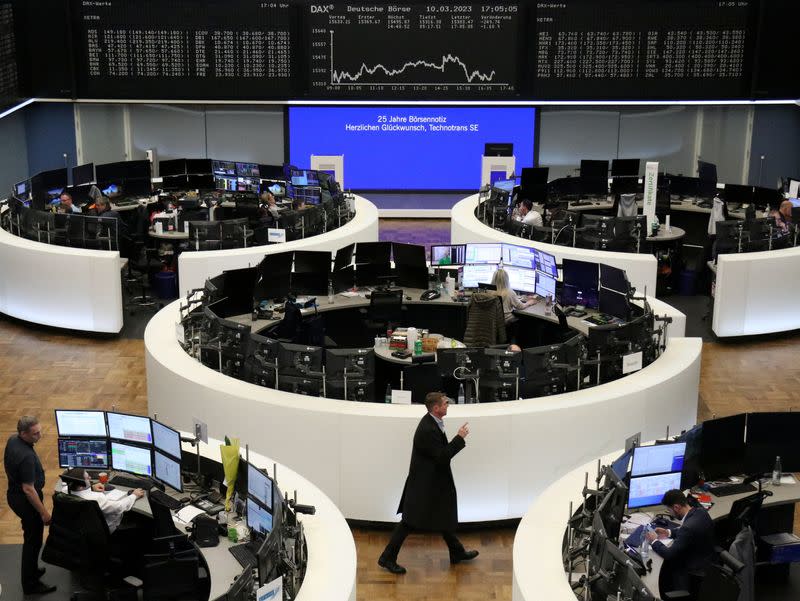 German share price index DAX graph is pictured at the stock exchange in Frankfurt