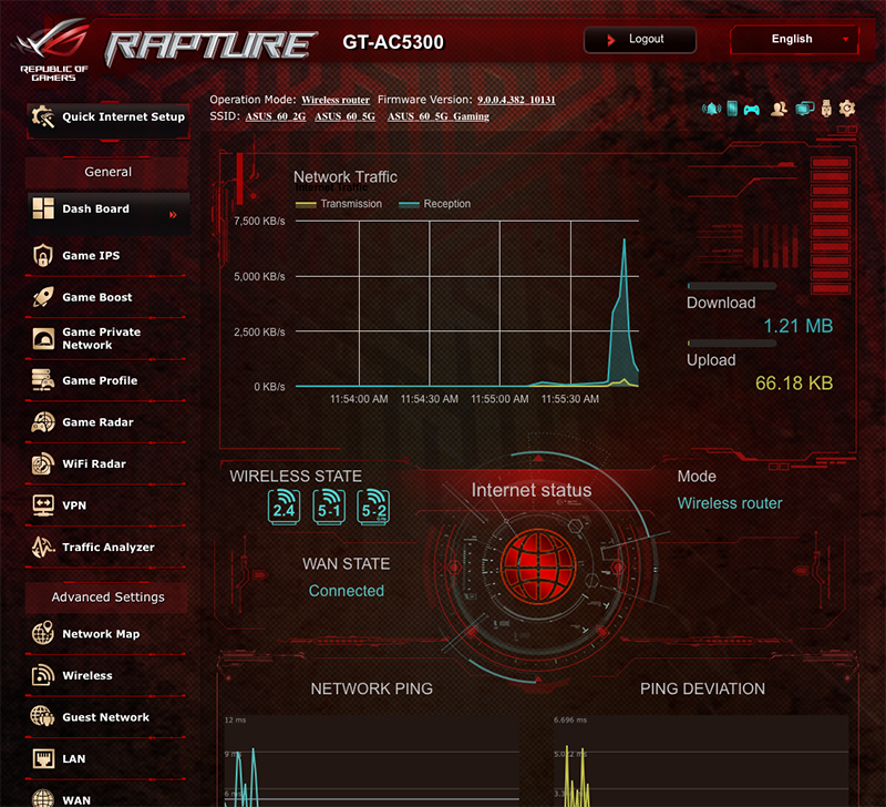 This is the ROG Gaming Center. It might look daunting, but the menus are clearly labeled and it is quite easy to navigate if you actually read carefully.