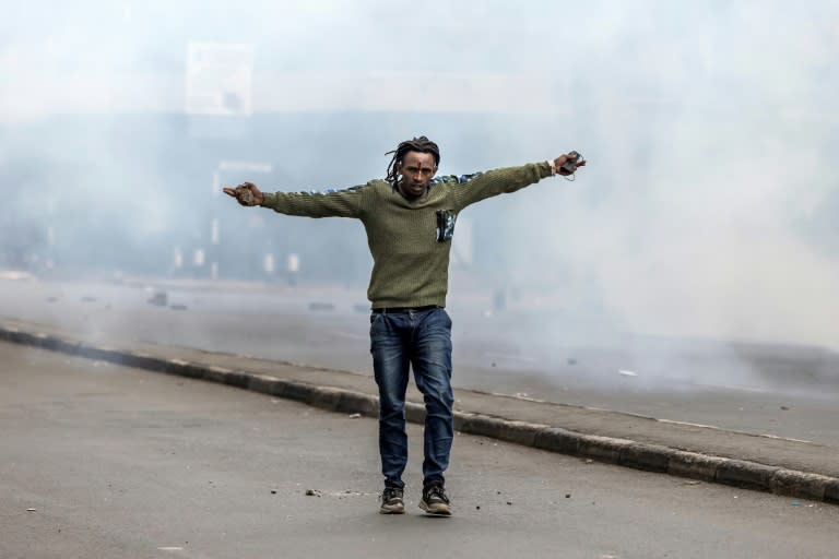 Thirty-nine people have been killed in the Kenyan protests, according to a national rights body (LUIS TATO)