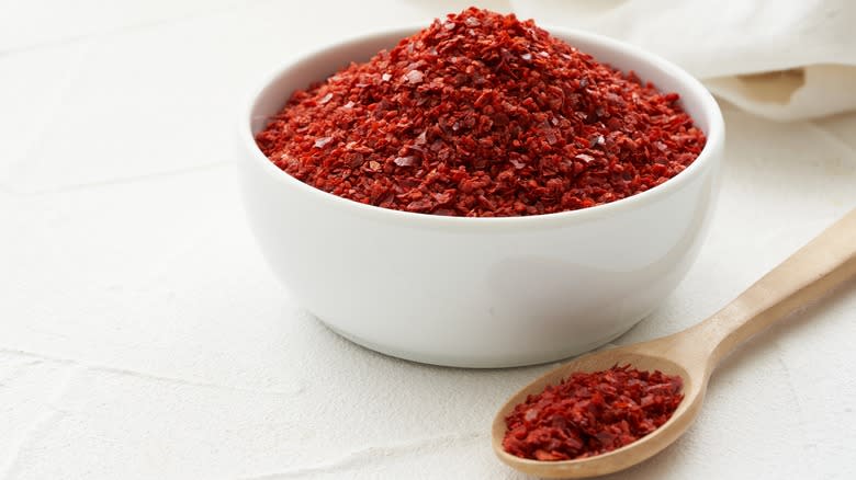 red chili pepper flakes