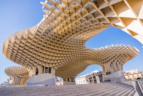 The “Metropol Parasol” - Credit: getty