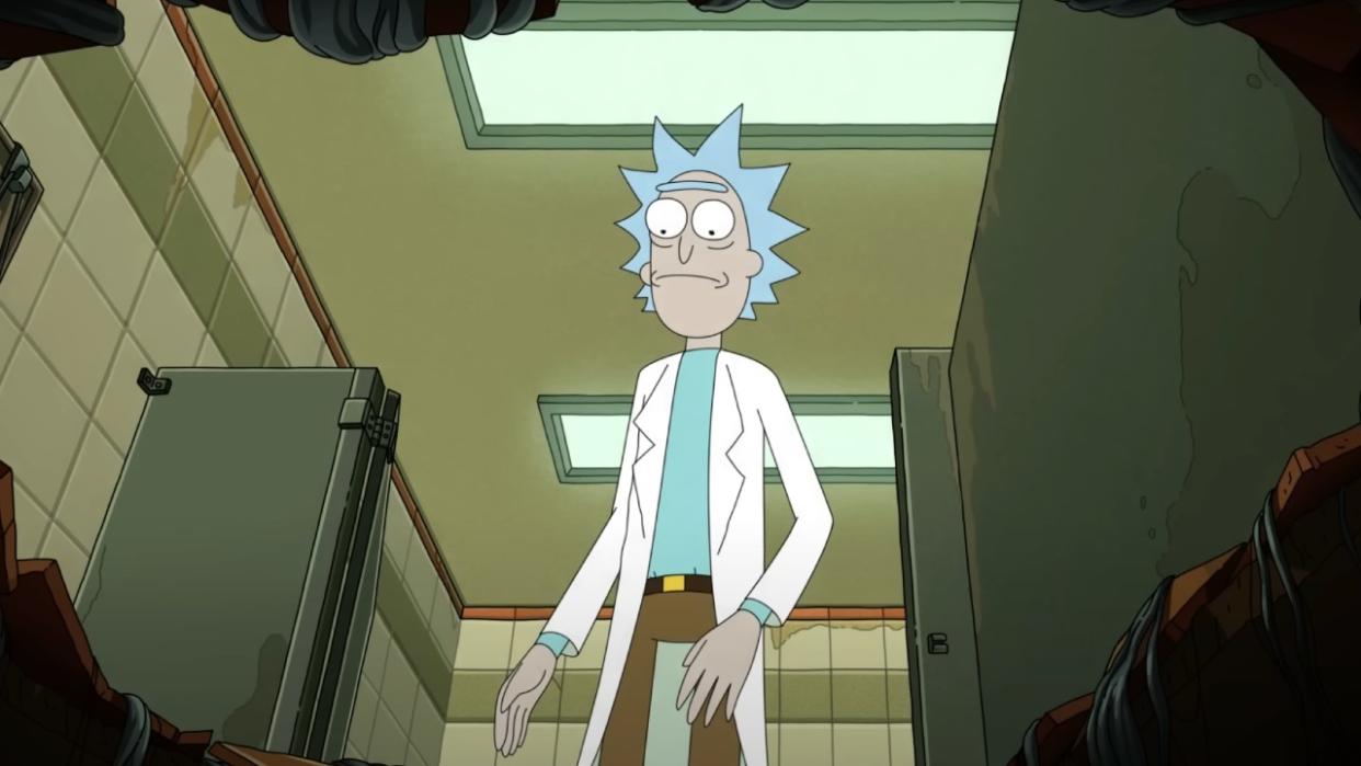  Rick Sanchez in Rick and Morty. 