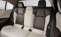 <p>Two-tone leather upholstery will be optional, as pictured here, with a few different color combinations.</p>