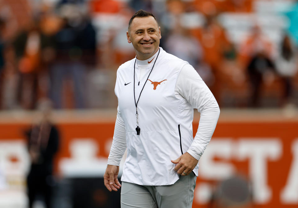 Steve Sarkisian has signed with Texas through the 2030 season. (Tim Warner/Getty Images)