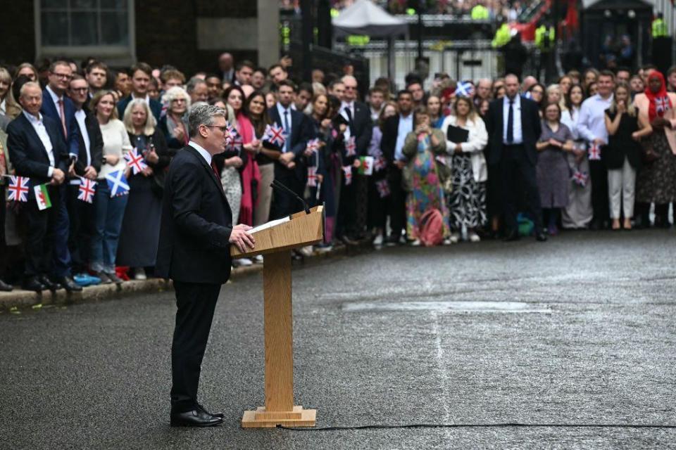 Starmer en Downing Street