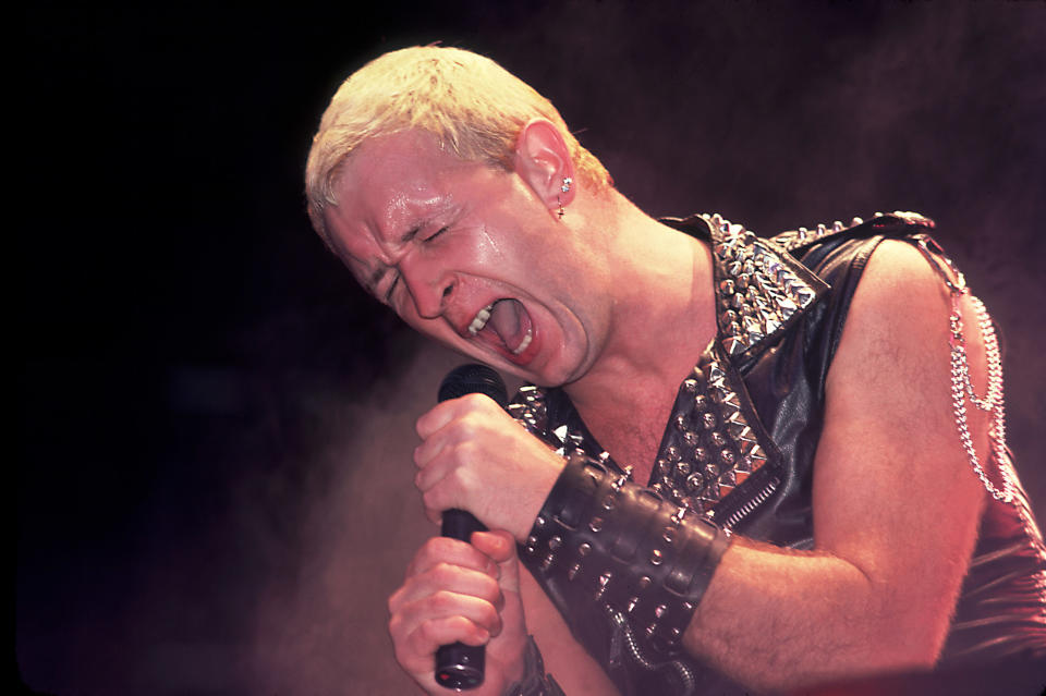 Rob Halford in 1982. (Photo: Paul Natkin/WireImage)   