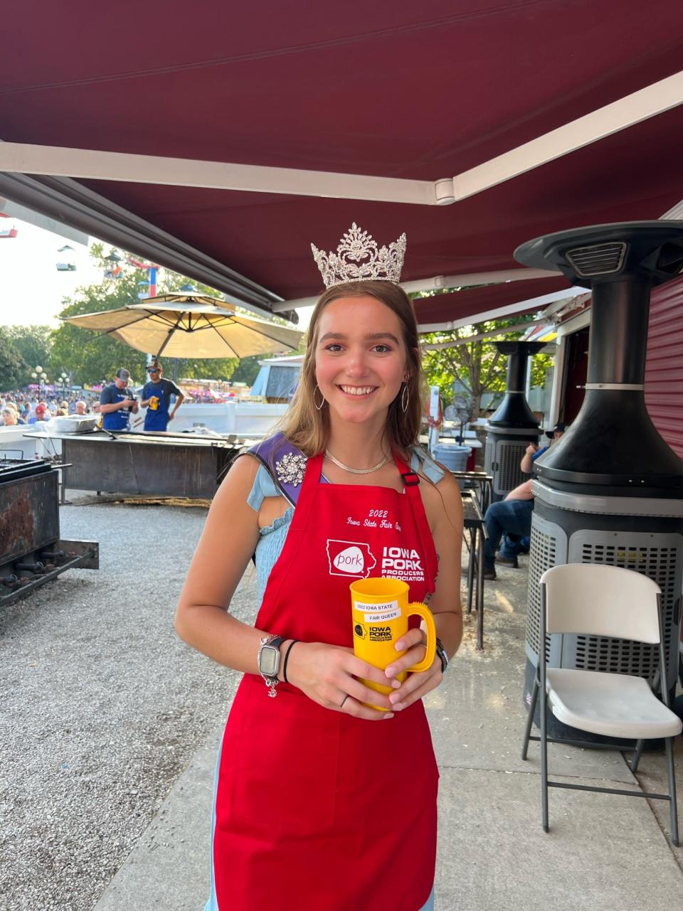 Mary Ann Fox, who served as the Iowa State Fair queen for 2022, went to 76 county fairs this summer.