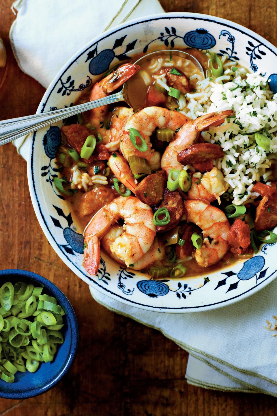 Shrimp-and-Sausage Gumbo