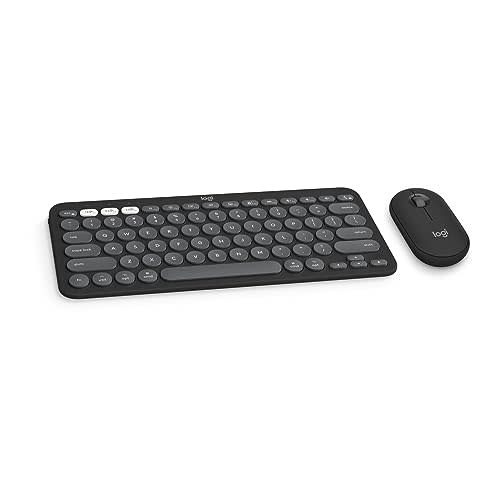 Logitech Pebble 2 Combo for Mac, Wireless Keyboard and Mouse, Slim, Quiet and Portable, Customi…