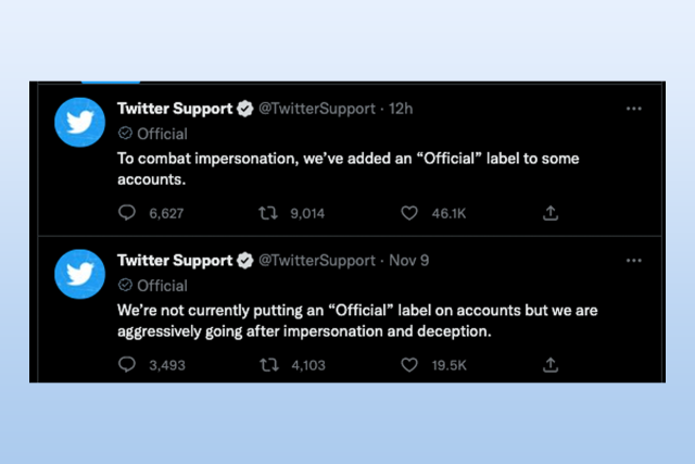 Twitter blue check unavailable after impostor accounts erupt on platform, X