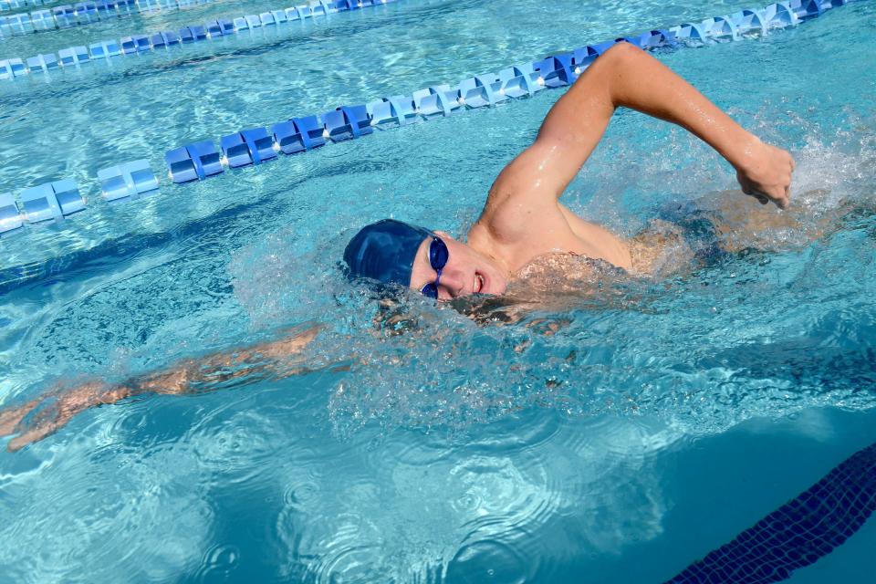 Nordhoff sophomore Quin Seider has made great strides in the pool during his first two high school seasons.