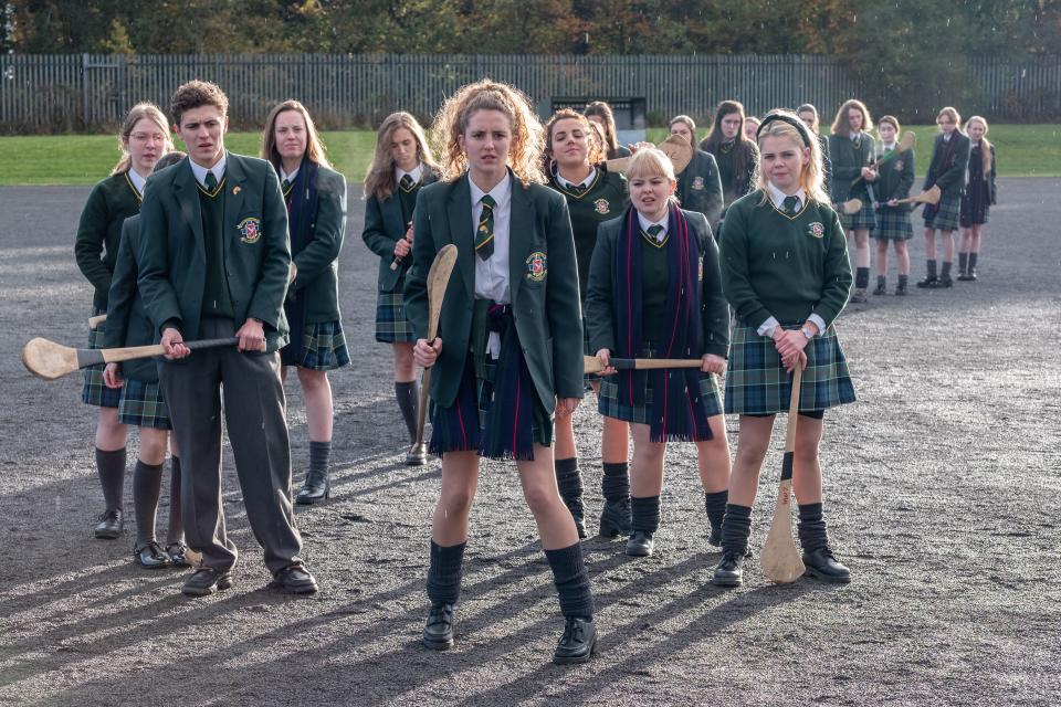 The girls of Derry Girls ...