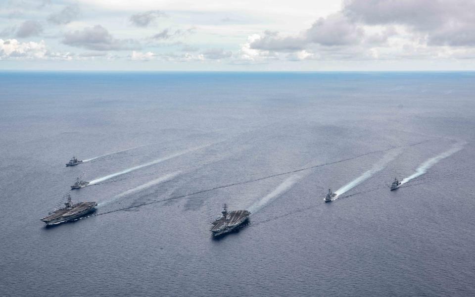 Tensions have been rising in the South China Sea as it becomes increasingly militarised - Jason Tarleton /EPA-EFE/Shutterstock