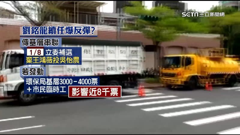 外傳劉銘龍續掌北市環保局，基層反彈醞釀「棄王鴻薇投吳怡農」。