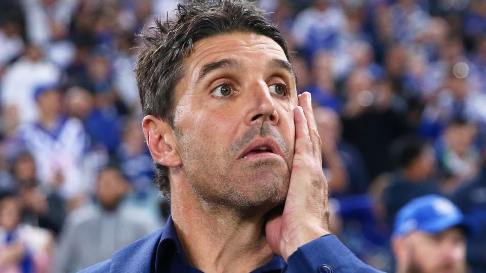 Trent Barrett has quit his role as coach of the struggling Canterbury Bulldogs. Pic: Getty