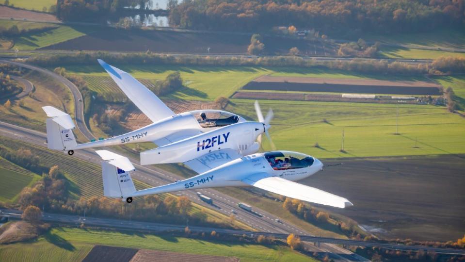 H2Fly HY4 hydrogen powered aircraft