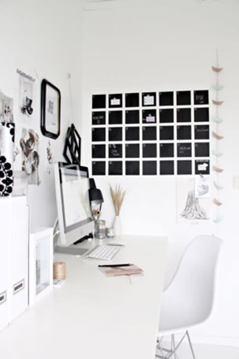 Black and White Office