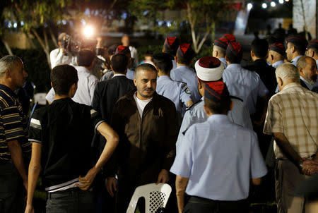 Ahmad Daqamseh, a Jordanian soldier convicted of killing seven Israeli schoolgirls on March 13, 1997, seen at Um Alluol prison in the city of Mafraq, northeast of Amman, July 30, 2013. Picture taken July 30, 2013. REUTERS/Muhammad Hamed