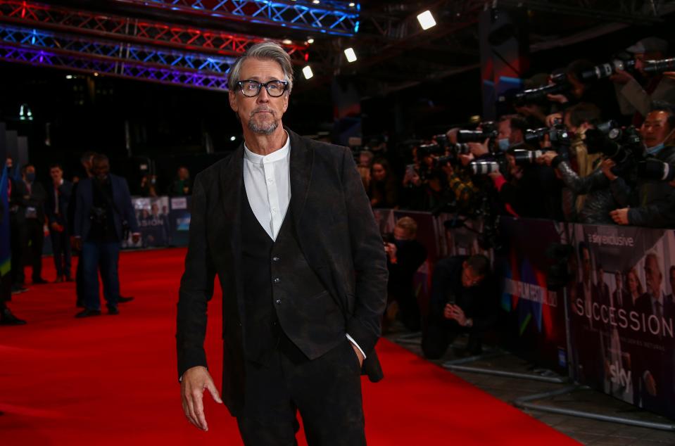 Alan Ruck poses for photographers upon arrival at the premiere of 'Succession' during the 2021 BFI London Film Festival in London, Friday, Oct. 15, 2021. (Photo by Joel C Ryan/Invision/AP) ORG XMIT: LENT112