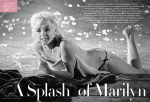 Marilyn Monroe en piscina via yahoo
