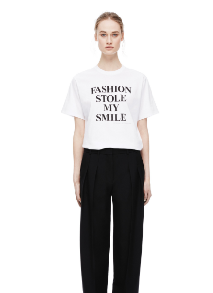 Victoria Beckham smile t-shirt