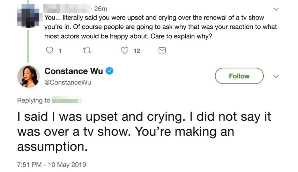 Constance Wu/Twitter