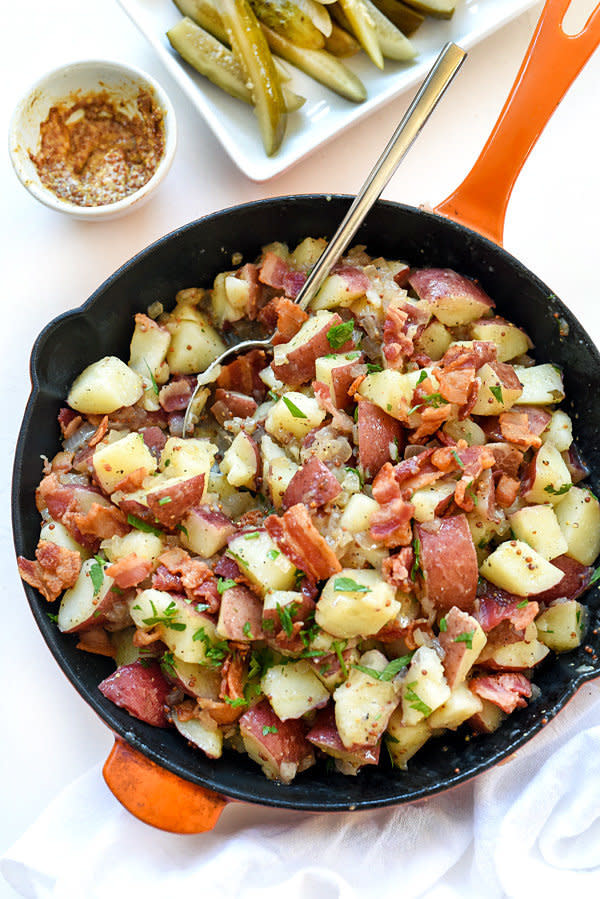 <strong>Get the <a href="http://www.foodiecrush.com/german-potato-salad/" target="_blank">German Potato Salad recipe</a>&nbsp;from Foodie Crush</strong>