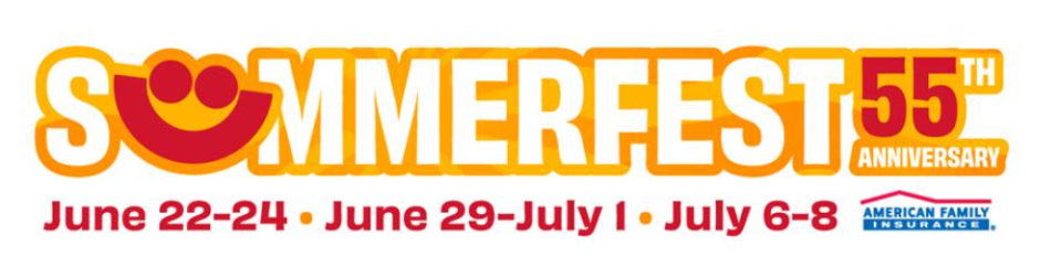 For its 55th anniversary season, Summerfest has redesigned its logo in warm, summery colors.