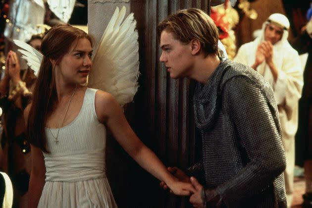 <p>Leonardo DiCaprio et Claire Danes dans «Roméo + Juliette» en 1996.</p>