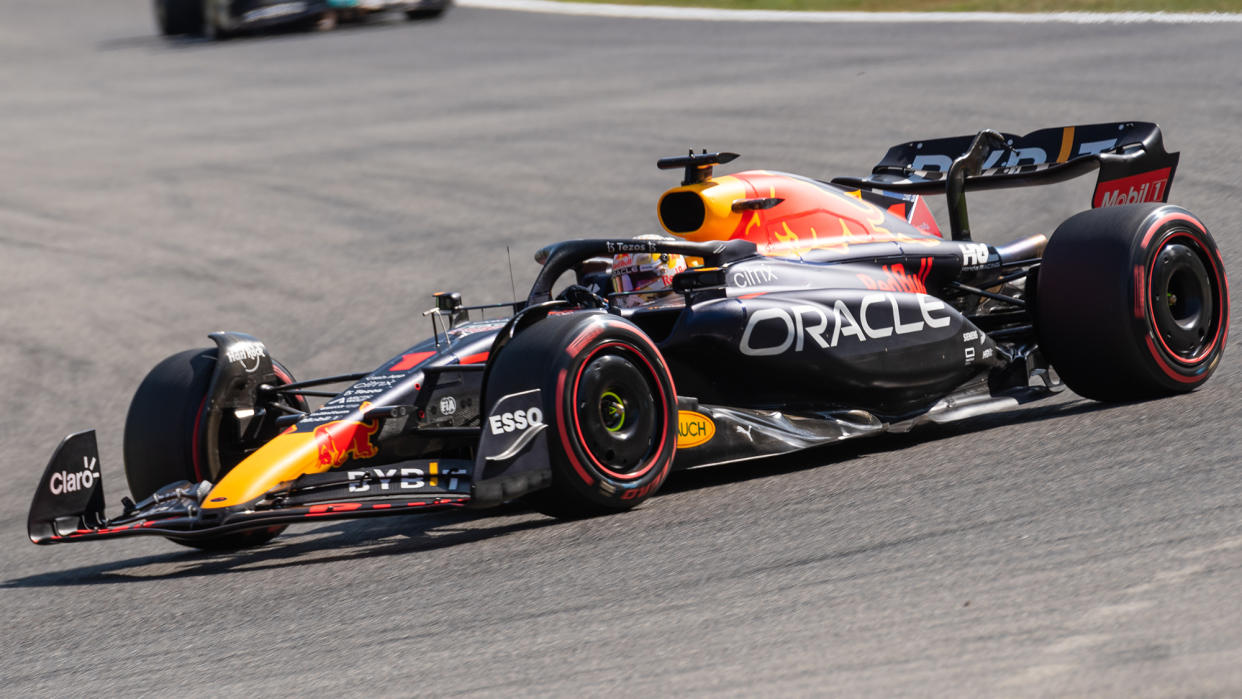  Max Verstappen (1) of Red Bull Racing in the F1 Belgian Grand Prix live stream last year. 