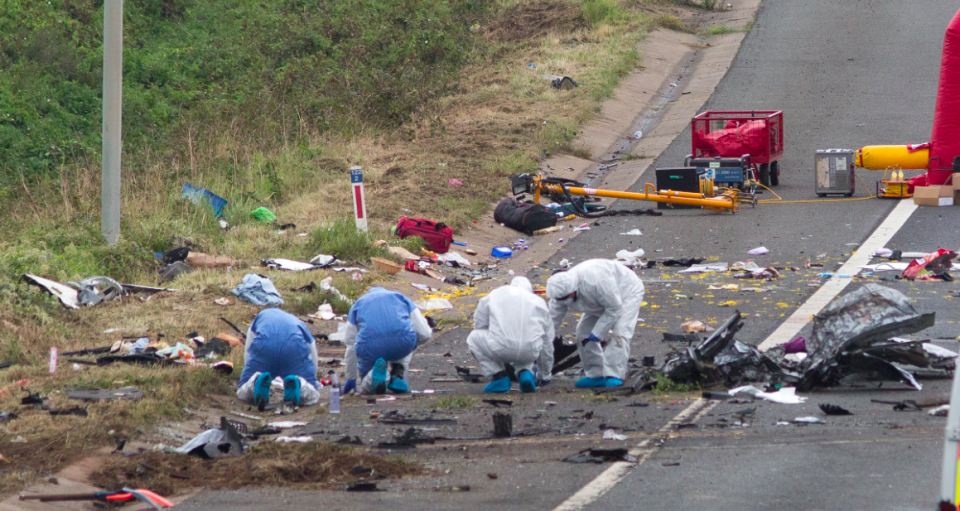 <em>Avon and Somerset Police said Mr Beaumont died at the scene (SWNS)</em>