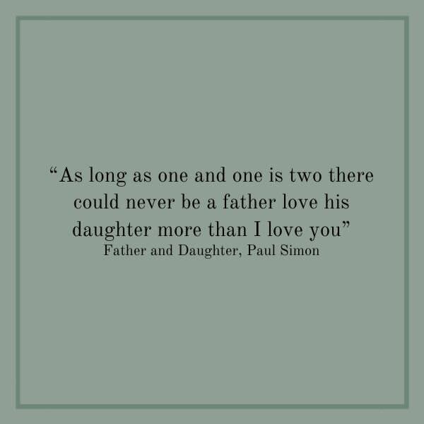 Songs About Dads: Father and Daughter