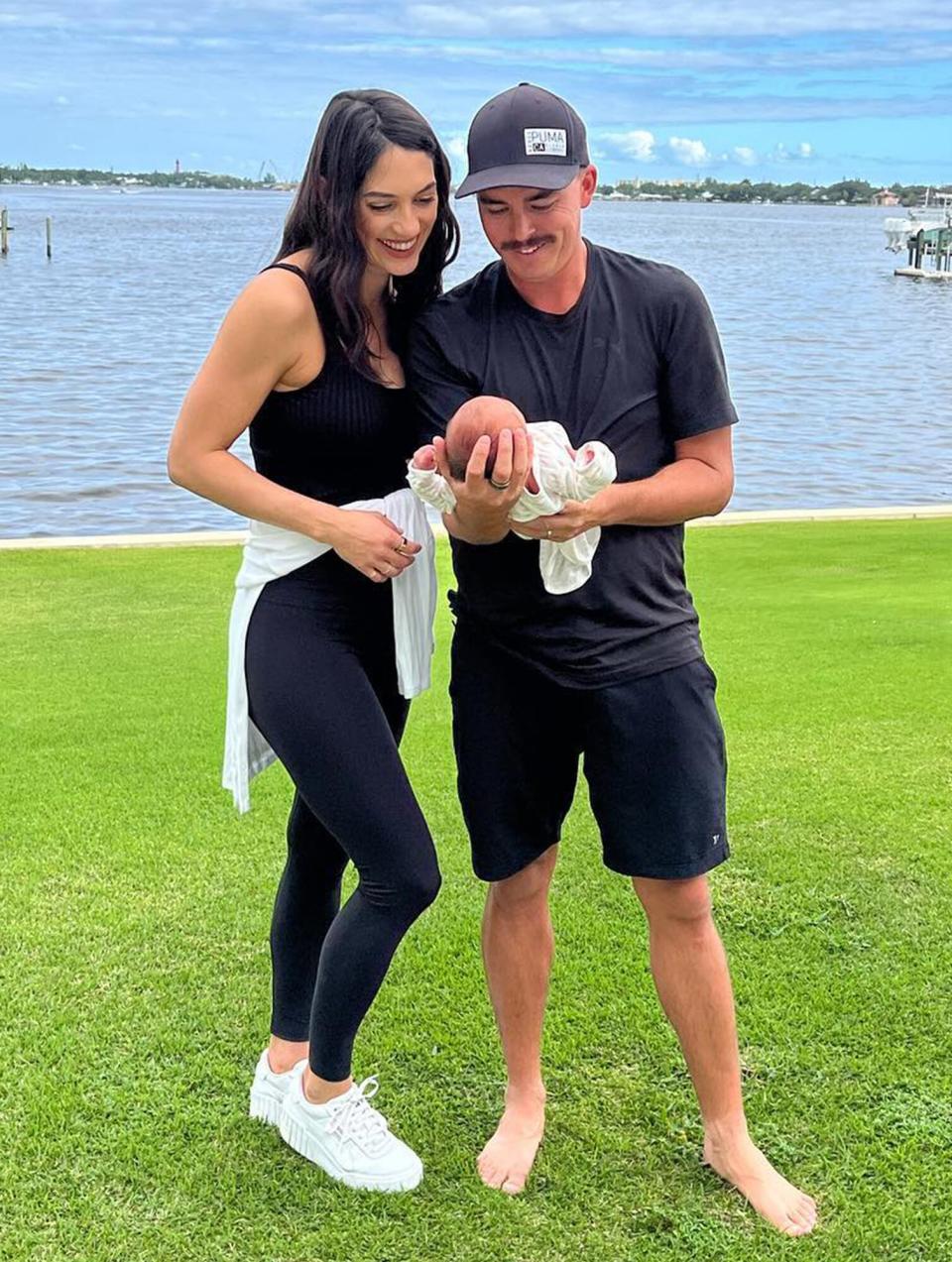 Rickie Fowler and Allison Stoke