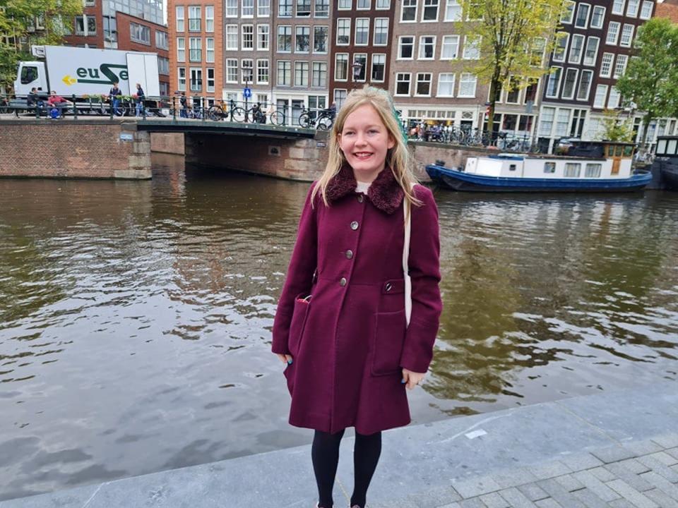 Mikhaila in Amsterdam.