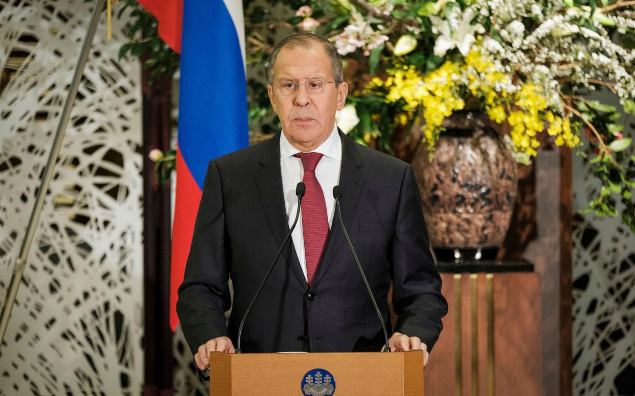 Russian Foreign Minister Sergey Lavrov  urged the British government to