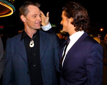 Viggo Mortensen and Orlando Bloom at the LA premiere of New Line's The Lord of the Rings: The Return of The King