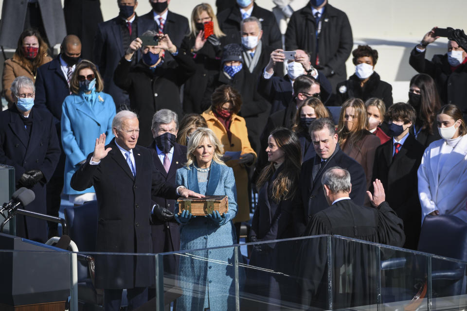 Joe Biden toma posesión del cargo como Presidente número 46 de Estados Unidos | imagen Jonathan Newton/The Washington Post 