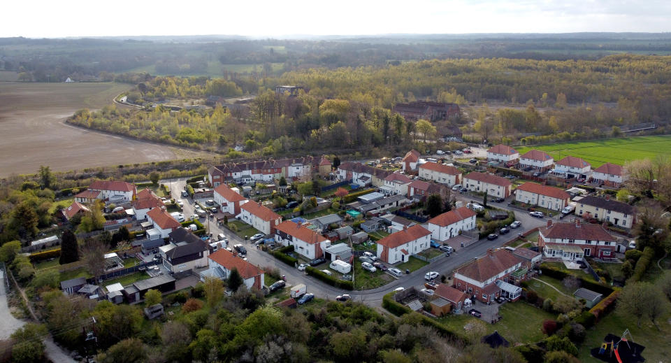 A view of The Crescent in Snowdown, Kent, where PCSO Julia James lived. Kent Police have launched a murder enquiry following the death of 53-year-old Ms James after her body was found in Akholt Wood near to her home on Tuesday. Picture date: Thursday April 29, 2021.