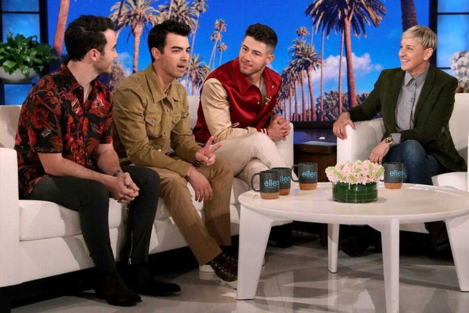 The Jonas Brothers and Ellen DeGeneres