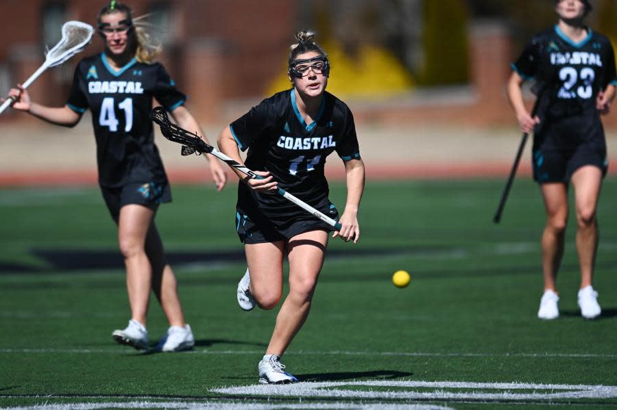 <em>(Photo Courtesy: goccusports.com) Horseheads grad Avery Snyder helps Coastal Carolina women’s lacrosse to their first ASUN title and NCAA Tournament appearance. </em>