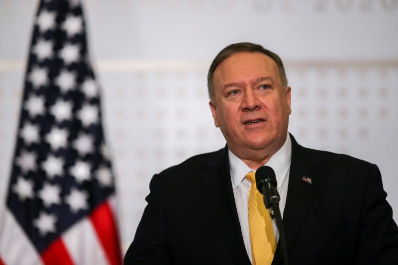 U.S. Secretary of State Pompeo attends anti-terrorism meeting in Colombia