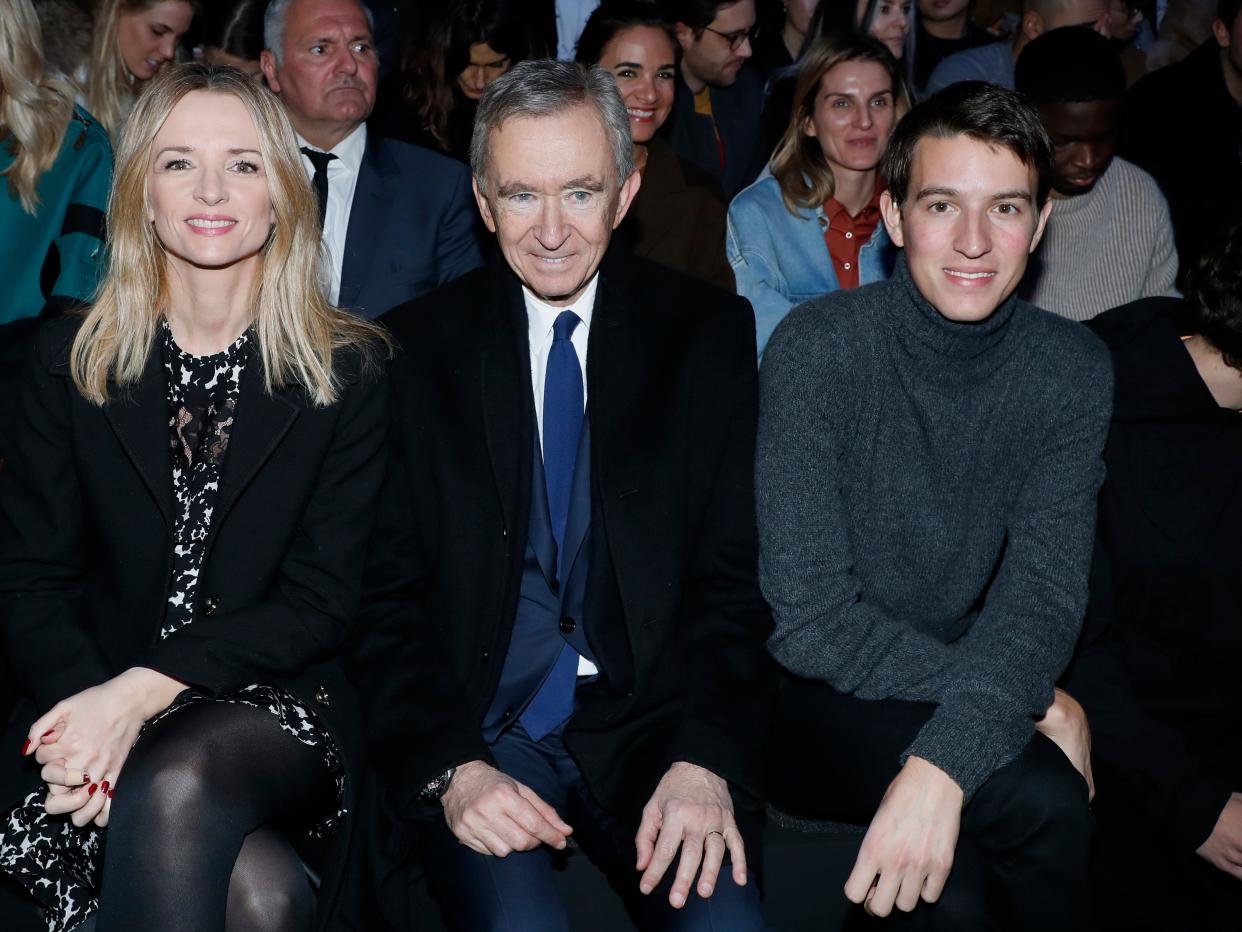 Bernard Arnault and children