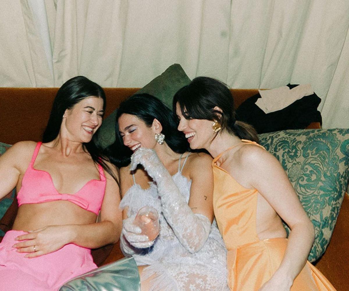 Dua Lipa Just Wore White to a Wedding