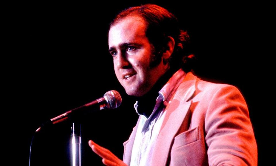 Andy Kaufman on stage in 1978.