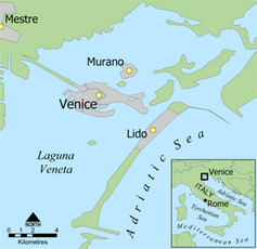 <span class="caption">Venice lagoon.</span> <span class="attribution"><a class="link " href="https://commons.wikimedia.org/wiki/File:Leguna_Veneta.png" rel="nofollow noopener" target="_blank" data-ylk="slk:Wikimedia Commons;elm:context_link;itc:0;sec:content-canvas">Wikimedia Commons</a></span>