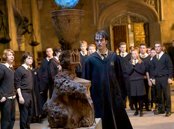 <p>Robert Pattinson as Cedric Diggory in Warner Bros. Pictures' Harry Potter and the Goblet of Fire - 2005</p>