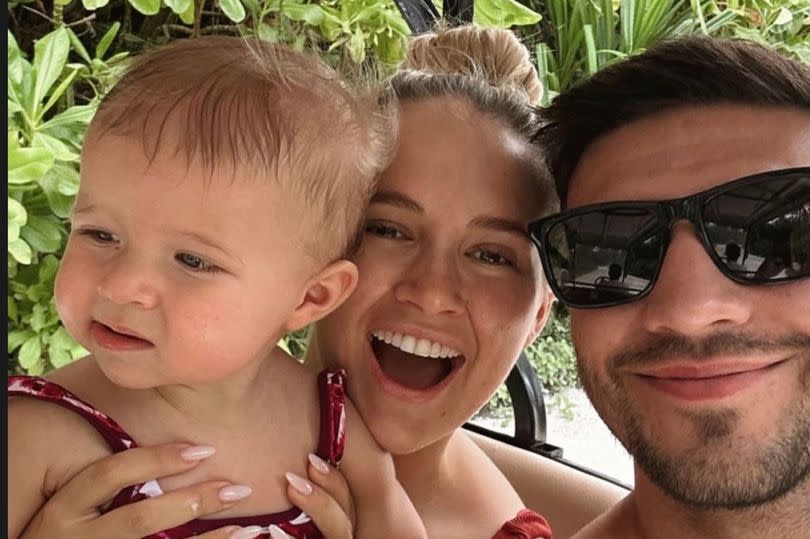 Molly Mae Hague, Tommy Fury & Bambi on holiday in the Maldives